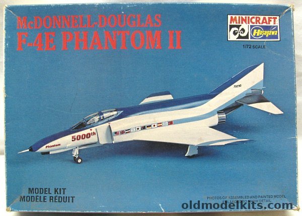 Hasegawa 1/72 McDonnell-Douglas F-4E - 5000th Phantom II and  36TFW 22TFS 1976 Bi-Centennial Markings, 1085 plastic model kit